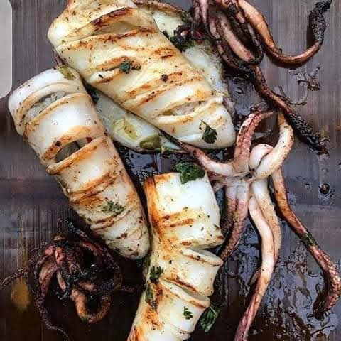 Ngisi (Calamari) Squid - Mombasa Fish Market